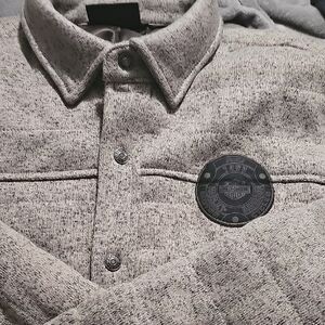 Mens Harley-Davidson Tan Knit Xl Jacket